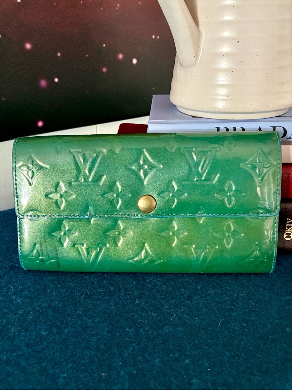 Louis Vuitton Vernis Wallet w/COA